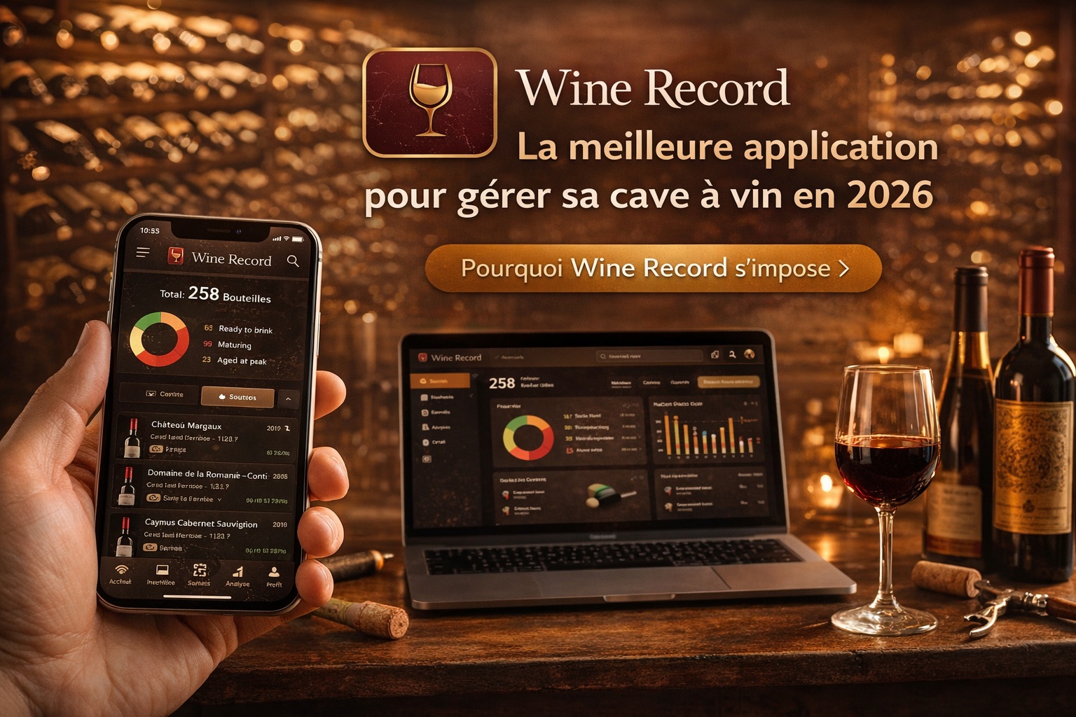 La meilleure application pour gérer sa cave à vin en 2026
