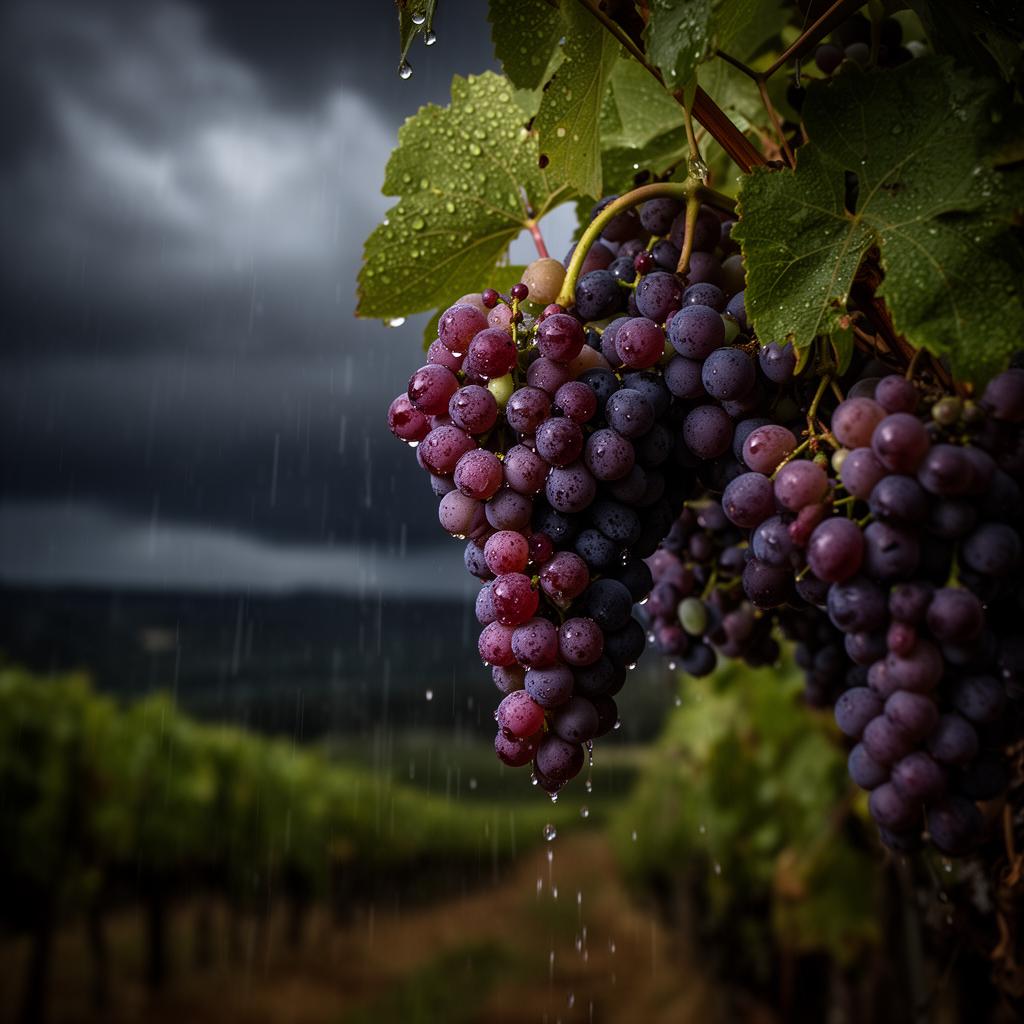 Pourquoi la pluie peut ruiner une récolte de raisins et impacter la qualité du vin