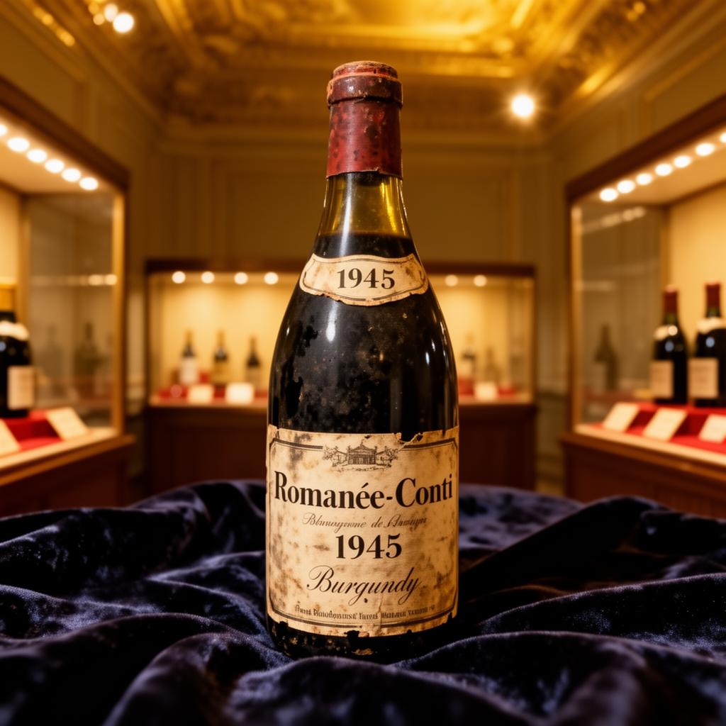 Romanée-Conti 1945 : une bouteille vendue 812 500 dollars, un nouveau sommet pour le marché du vin
